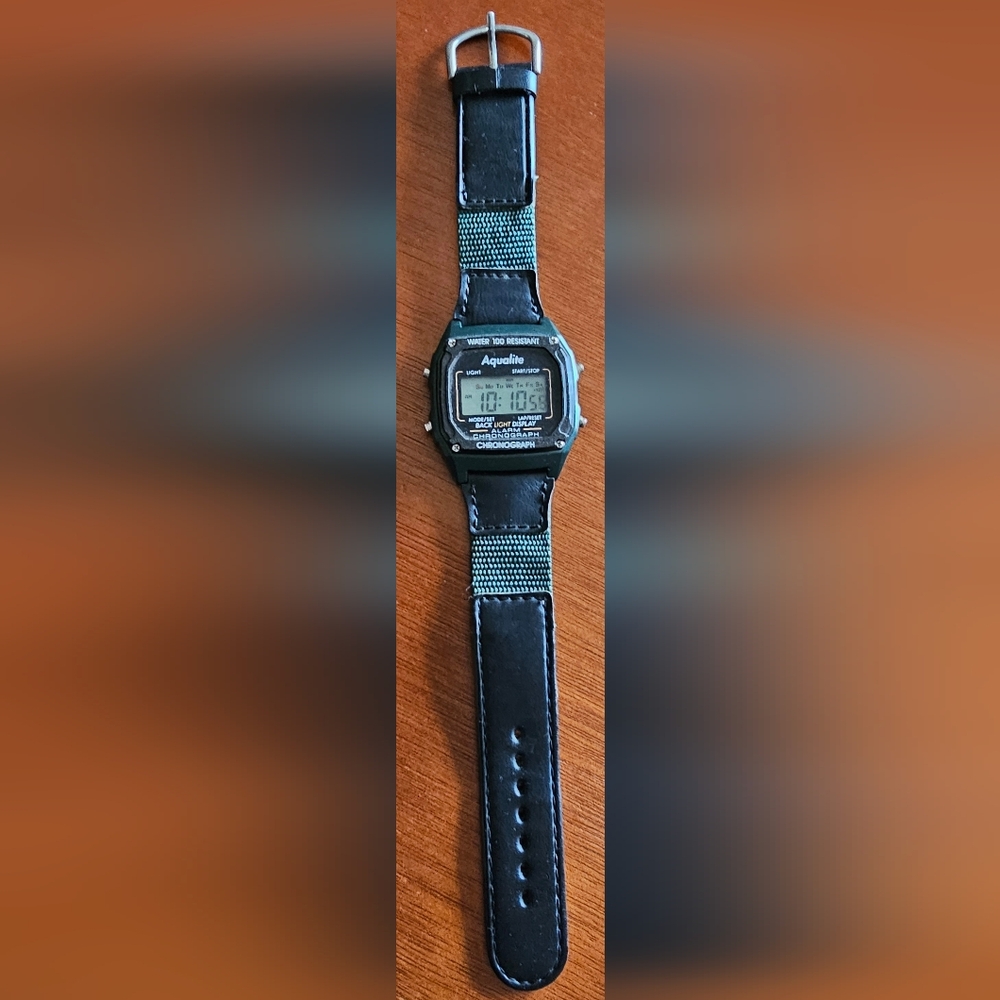Aqualite digital Alarm Chronograph Men's watch